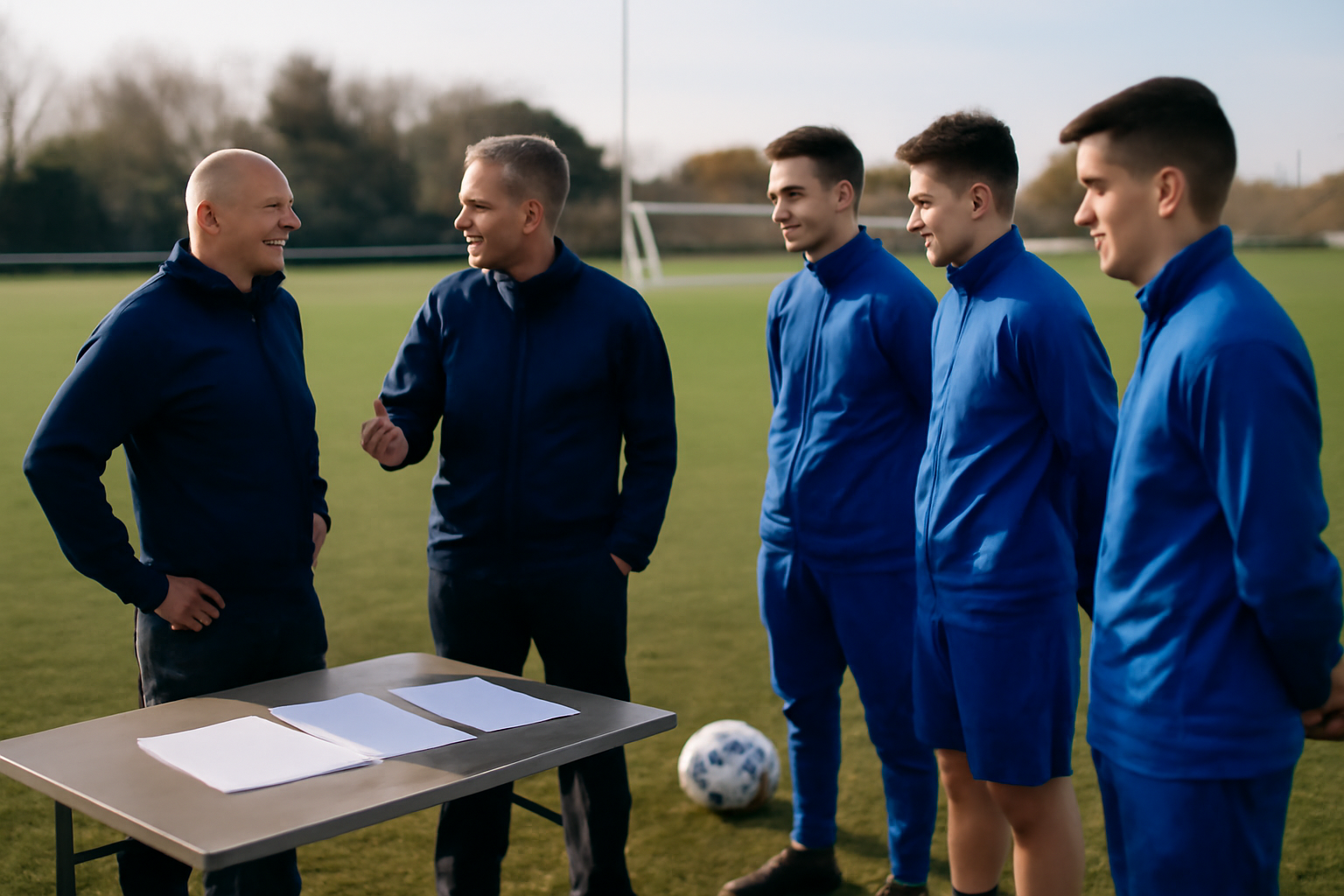 devenir entraineur de foot en formation dans un club de football