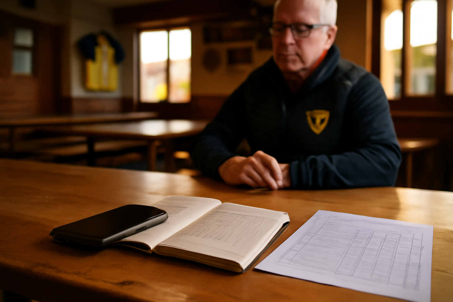 Footcantal : écrans de résultats du District du Cantal sur un smartphone en match de district